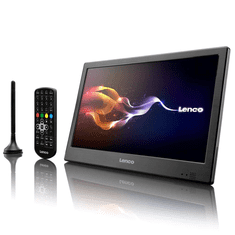 LENCO TFT-1038BK 10" hordozható DVB-T2 TV fekete (TFT-1038BK)