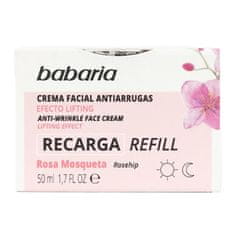 Babaria Babaria Rosa Mosqueta Crema Facial Anti-Arrugas Vegano Relleno 50ml 