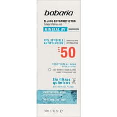 Babaria Babaria Sun Mineral Fotoprotector Facial Fluid Spf50 50ml 