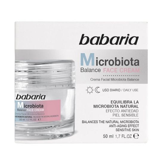 Babaria Babaria Microbiota Balance Crema Facial Uso Diario Piel Sensible 50ml