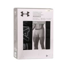 Under Armour 3PACK fekete férfi boxeralsó (1383891 001) - méret M