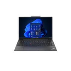 Lenovo Thinkpad E16 Gen 1 21JN00DGHV Laptop 16" 1920x1200 IPS Intel Core i7 13700H 512GB SSD 16GB DDR4 Intel Iris Xe Graphics UHD Windows 11 Pro Fekete