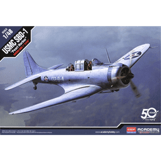 Academy USN SBD-1 Pearl Harbour repülőgép műanyag modell (1:48) (12331)