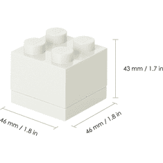 LEGO Mini Box 4 Éthordó - Fehér (40111735)