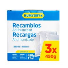 Humydry Humydry Anti-humidity Refills 3x450g 