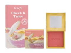 Benefit Benefit - Shellie Blush Warm Seashell-Pink Cheek It Twice - For Women, 6 g 