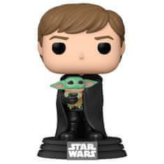 Funko POP figure Star Wars Mandalorian Luke with Child 