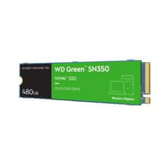 Western Digital WDS480G2G0C Green SN350 480GB PCIe NVMe M.2 2280 SSD meghajtó
