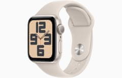 Apple Watch SE/40mm/Starlight/Sport szíj/Starlight/-S/M