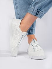 Amiatex Női tornacipő 108811 + Nőin zokni Gatta Calzino Strech, fehér, 38