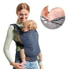 Kinderkraft Hordozó Nino Confetti Denim