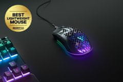 SteelSeries - Aerox 3 (2022) játék egér vezetékes (59g) Fekete Onyx