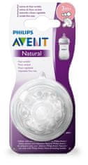 Philips Avent Soother Natural Variable Flow 3m+, 2 db