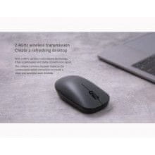 Xiaomi Wirelles Mouse Lite/Office/Optikai/1 000 DPI/Vezeték nélküli USB/Fekete