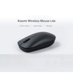 Xiaomi Wirelles Mouse Lite/Office/Optikai/1 000 DPI/Vezeték nélküli USB/Fekete