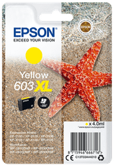 Epson egy csomagban, sárga 603XL