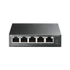 TP-LINK TL-SG1005LP 5xGb (4POE+) 40W asztali acél kapcsoló