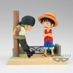 BANPRESTO One Piece Log Stories Monkey D Luffy & Roronoa Zoro figure 7cm 