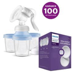 Philips Avent mellszívó. Kézi mellszívó VIA rendszerrel + eldobható mellpárna 100 db