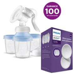 Philips Avent mellszívó. Kézi mellszívó VIA rendszerrel + eldobható mellpárna 24 db