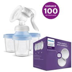 Philips Avent mellszívó. Kézi mellszívó VIA rendszerrel + eldobható mellpárna 60 db