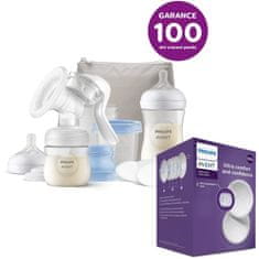 Philips Avent kézi mellszívó, induló készlet + eldobható mellpárna 100 db