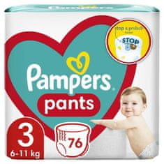 Pampers Active Baby Pants Panty pelenkák 3. méret (76 db pelenka) 6-11 kg