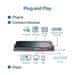 TP-LINK "16 portos 10/100 Mbps + 2 portos Gigabit Rackmount Switch 16 portos PoE+PORTtal: 16× 10/100 Mbps PoE+ port, 2× Gigabit