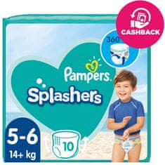 Pampers Splashers vizes pelenkázó bugyi 5. méret (10 db) 12-17 kg