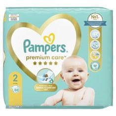 Pampers Premium Care eldobható pelenkák 2. méret (88 db) 4-8 kg