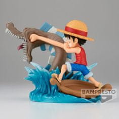 BANPRESTO One Piece Log Stories Monkey D Luffy vs Local Sea figure 7cm 