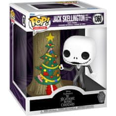 Funko POP Deluxe Disney figure Nightmare Before Christmas 30th Anniversary Jack Skellington With Christmas Door 