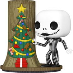 Funko POP Deluxe Disney figure Nightmare Before Christmas 30th Anniversary Jack Skellington With Christmas Door 