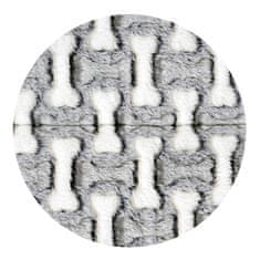 AIO FACTORY Kutyafekhely szőnyeg 80x60 cm csont gyapjú csúszásgátló