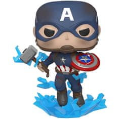 Funko POP figura Marvel Avengers Endgame Amerika Kapitány Broken Shielddel és Mjolnirrel 