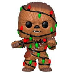 Funko POP figura Star Wars Holiday Chewie fényekkel 