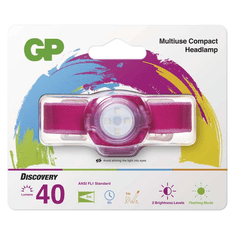 GP Discovery CH31 LED fejlámpa rózsaszín (P8551P)