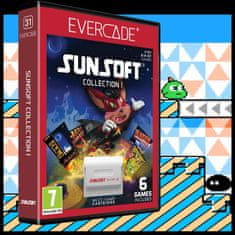 Blaze Evercade #31, Sunsoft Collection 1, 6in1, Retro, Multi Game, Játékszoftver csomag