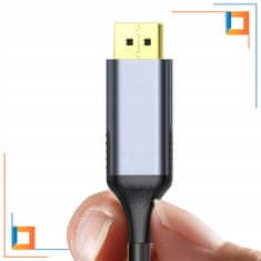 CO2 Co2 Adapter Displayport A Hdmi 2.0 Kábelre Dp - Hdmi Fhd 240Hz 4K 60Hz Hdr