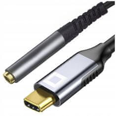 CO2 Co2 Adapter Usb-C Mini Jack 3,5 Mm-Es Adapter Aux Kábel Samsung Dac 128K-Hoz