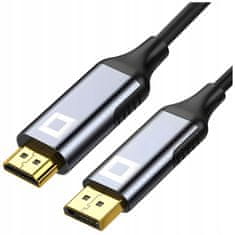 CO2 Co2 Displayport Hdmi 2.0 Kábel Dp - Hdmi Fhd 240Hz 4K 60Hz Hdr 3M