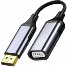 CO2 Co2 Displayport To Vga Adapter Kábel Átalakító Full Hd 60Hz