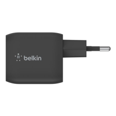 Belkin BoostCharge Pro 2xUSB-C hálózati töltő 45W fekete (WCH011vfBK) (WCH011vfBK)