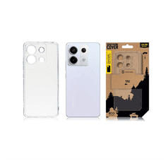 Xiaomi Redmi Note 13 Pro 5G / Poco X6 5G, Szilikon tok, Tactical TPU, átlátszó (8596311242427)