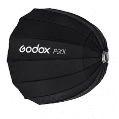 Godox P90L Softbox Hatszögletű Ernyő Reflektor - Fekete (90cm) (6952344211755)