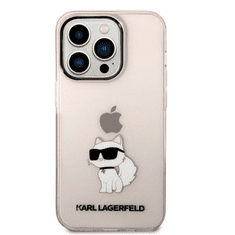 Karl Lagerfeld IML Choupette NFT Apple iPhone 14 Pro hátlap tok rózsaszín (KLHCP14LHNCHTCP) (KLHCP14LHNCHTCP)