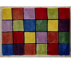 KONDELA Ludvig szőnyeg típus 4 80x150 cm - Piros / zöld sárga / lila