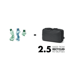 DICOTA Eco Accessories Pouch Move Puhafedeles utazó táska S - Fekete (D31833-RPET)