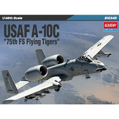Academy USAF A-10C 75TH FS Flying vadászrepülőgép műanyag modell (1:48) (12348)