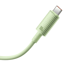BASEUS Habitat Series USB Type-C apa - USB Type-C apa Adat és töltő kábel - Zöld (1m) (P10360202631-00)